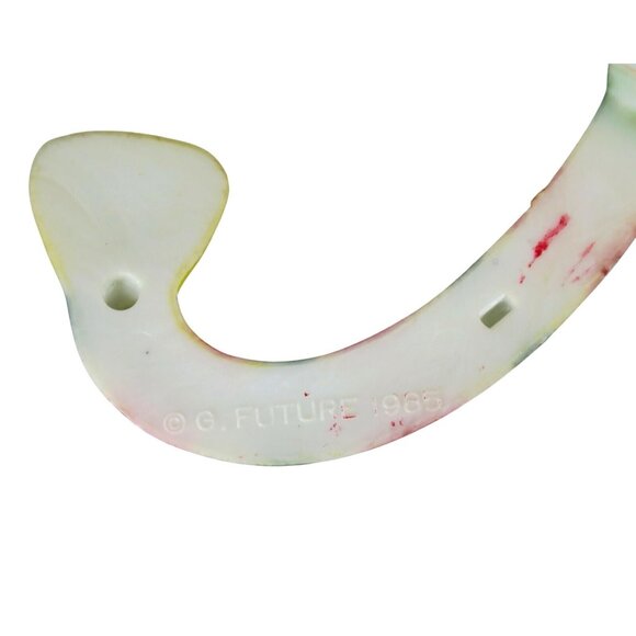 Snowman Stocking Hook Vintage 1985 G. Future Christmas Holidays Decor Frosty - Picture 7 of 7